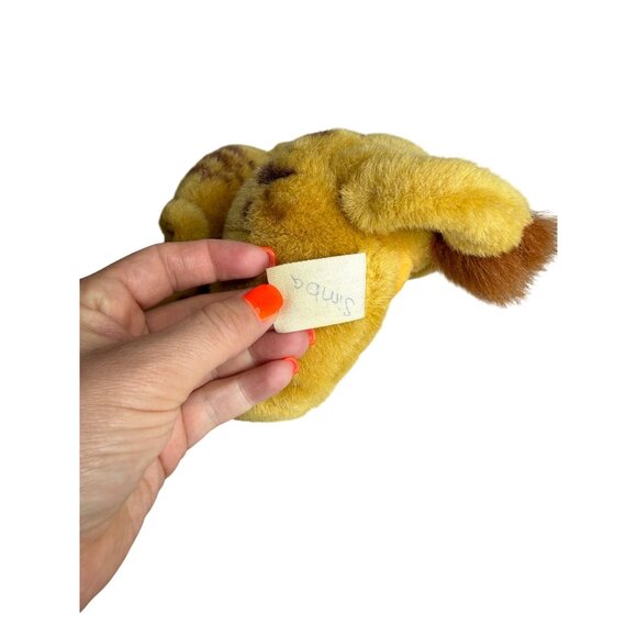 Vintage 90s Disney Simba Lion Cub Plush Soft Toy Disneyland Walt Disney World 10 - Picture 6 of 7